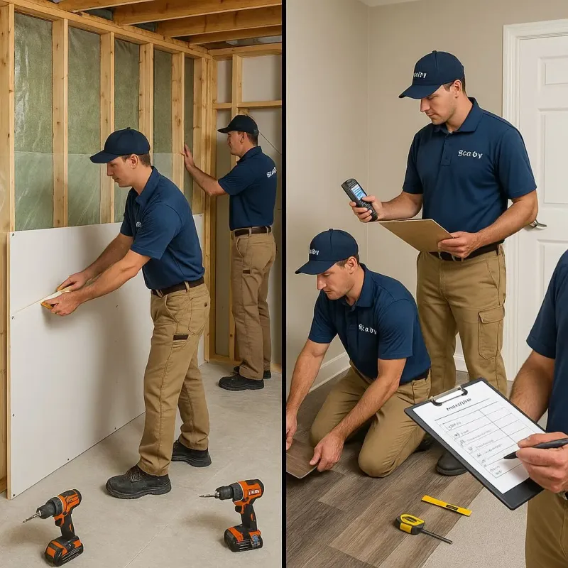 Repairs and Reconstruction process in Adams, WI